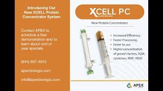 XCELL Protein Concentration Vs. Leading Competitor