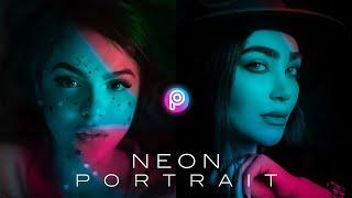 Neon Portrait Effect | Picsart and Lightroom Tutorial | Photo Editing Tutorial