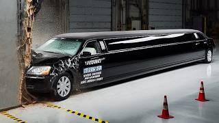 Limousine Cars Crash Test & Safety Demonstrations