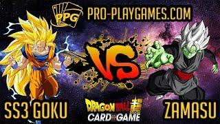 PPG Battle Series Blue Zamafu Machado vs SS3 Goku Red Justin