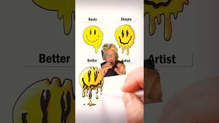 How To Draw A Smiley Face Melting #art #funny #melt #smiley