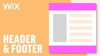Customizing the Header & Footer | Wix Tutorial