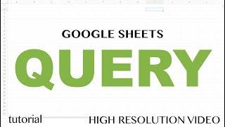 Google Sheets QUERY - SUM, AVERAGE, COUNT, GROUP BY Aggregate Functions Tutorial - Part 5