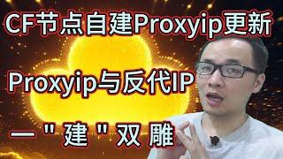 CF vless/trojan永久免费节点*高阶*教程（八）：自建全端口通用的ProxyIP，同时支持客户端地址优选反代IP，自建反代IP的最终教程