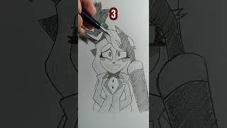 Which one is correct for Charlie Morningstar - HAZBIN HOTEL #shorts #hazbinhotel #art