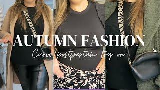 * AUTUMNAL NEW LOOK TRY ON HAUL * Postpartum/plus size