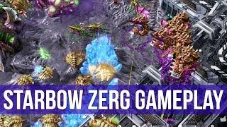 Starbow Zerg Gameplay - StarCraft 2 Arcade Mod! (4K)