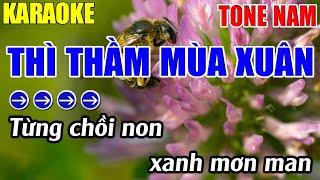 Thì Thầm Mùa Xuân Karaoke Tone Nam Karaoke Lâm Nhạc Sống - Beat Mới