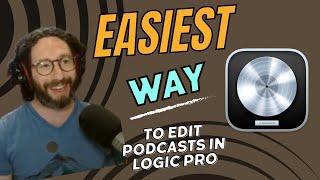 The easiest way to edit podcasts in Logic Pro - Using Shuffle Drag Modes! #podcastediting