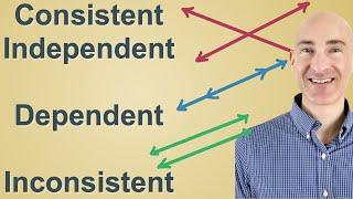 Consistent Independent, Dependent and Inconsistent