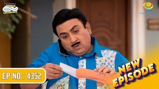 NEW! Ep 4352 - Sunderlal ne Diya Jethalal ko Surprise?!| Taarak Mehta ka Ooltah Chashmah| तारक मेहता