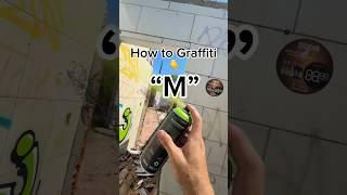 How to easy graffiti letter “M”#graffitialphabet