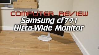 CR: Samsung CF791 Quantum Dot Monitor unboxing and short review