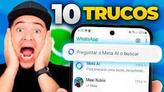 Los 10 Mejores TRUCOS de WHATSAPP que DEBES CONOCER 2024!!!