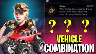 Vehicle Character Combination  | Best Character Skill For Car In Free Fire