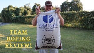 Why We Feed TOTAL EQUINE to our TEAM ROPING HORSES! // Team Roping Review!