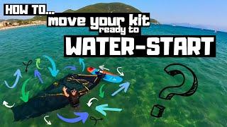 How to get ready to waterstart! #insta360 #windsurf