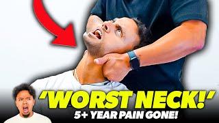 **HORRIFIC HEADACHES** FOR 5+ YEARS - CURED!! | Asmr Chiropractic Back Pain Crack | Dr Tubio