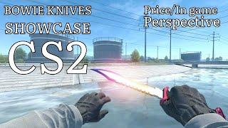 CS2 | ALL BOWIE SKINS SHOWCASE 4K (2 Hands) Bowie Knife