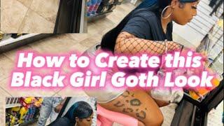 How To Create This Black Girl Goth Look|Yassy Mendez