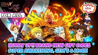 Hurry Up! 7DS Grand Cross Codes | Super Awakening & More |Seven Deadly Sins Grand Cross Coupon Code