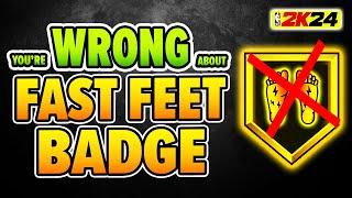 I finally DEBUNKED the real use of FAST FEET badge