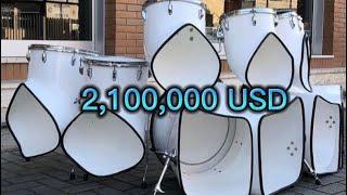 The most expensive drum in the world  ( top 8 expensive drum kits)