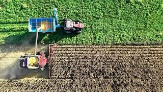 Corn harvest machine