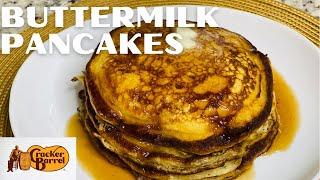 How to Make Buttermilk Pancakes | Copycat Cracker Barrel Pancakes | Buttermilk Pancakes Recipe