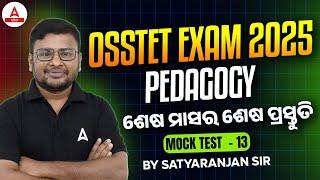 OSSTET Pedagogy Class 2025 | OSSTET Pedagogy Mock Test 13 | by Satya Sir