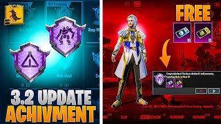 Get 60 Achievement Points FREE! PUBG Mobile Update 3.2