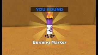 How to get BURNING marker in FIND THE MARKERS Roblox [ UPDATED 2024 ]