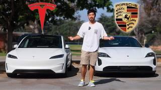 New Model 3 Performance vs Used Taycan | Which Should You Buy?