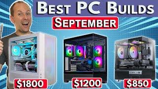  PC Gaming is Cheap! $850 / $1200 / $1800 PC Build - Best PC Build 2024 September