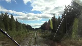 Train Driver's View: Inlandsbanan Cab Ride 1 (Sweden)