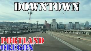 Portland - Oregon - 4K Downtown  Drive