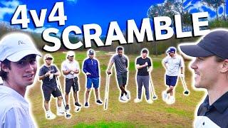 Epic 4v4 Scramble At Secluded Golf Club | GM GOLF