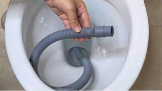  The plumbers hide it from us!  I lowered the hose into the toilet and a miracle happened!