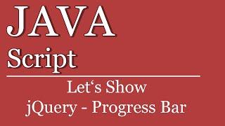Let's Show #101 - jQuery Tutorial Progressbar | jQuery UI | CSS | HTML
