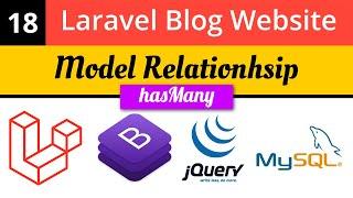 Laravel Tutorials | HasMany model relationship Laravel | Laravel Blog Website | Laravel 8 Tutorial