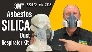 Respirator Comparison: 3M™ 6225 P2 Dust & Particle vs 3M™ 7535 P2/P3 Asbestos, Silica & Dust Kit