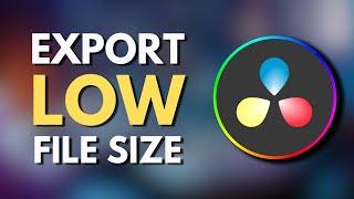 How To Export Low File Size Videos in Davinci Resolve 18 | Export Videos in a Small Size | Tutorial