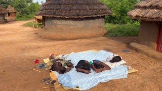 Indian Girl Sleep Outside in An African Village For The First Time  #villagelife #india #indian