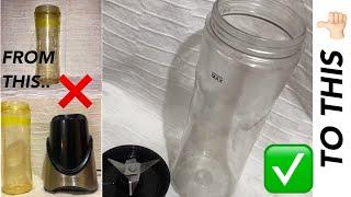 3 INGREDIENTS STAIN REMOVER FROM BLENDER/JUICER