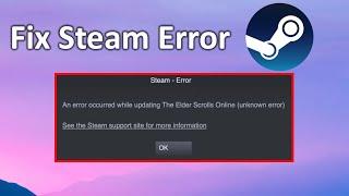 How to Fix An Error Occurred While Updating Error in Steam