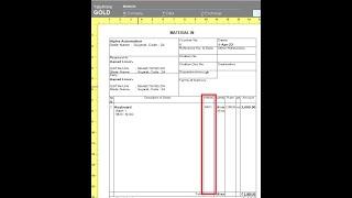 Tally Add On : HSN Code in Material In-Out Voucher Print in TallyPrime software.