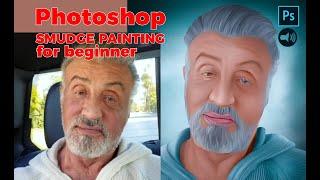 Smudge  Painting tutorial photoshop beginer - tutorial smudge painting gosok halus