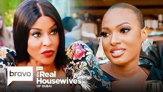 Caroline Brooks and Lesa Milan Can't BELIEVE Who's Hanging Out | RHODubai Highlight (S1 E2) | Bravo