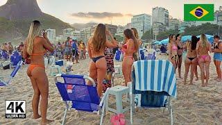  PARTY AT LEBLON BEACH, FULL VIDEO | 4K ⁶⁰ BRAZIL