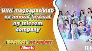 BINI magpapasiklab sa annual festival ng telecom company | MARISOL ACADEMY QUICKIE